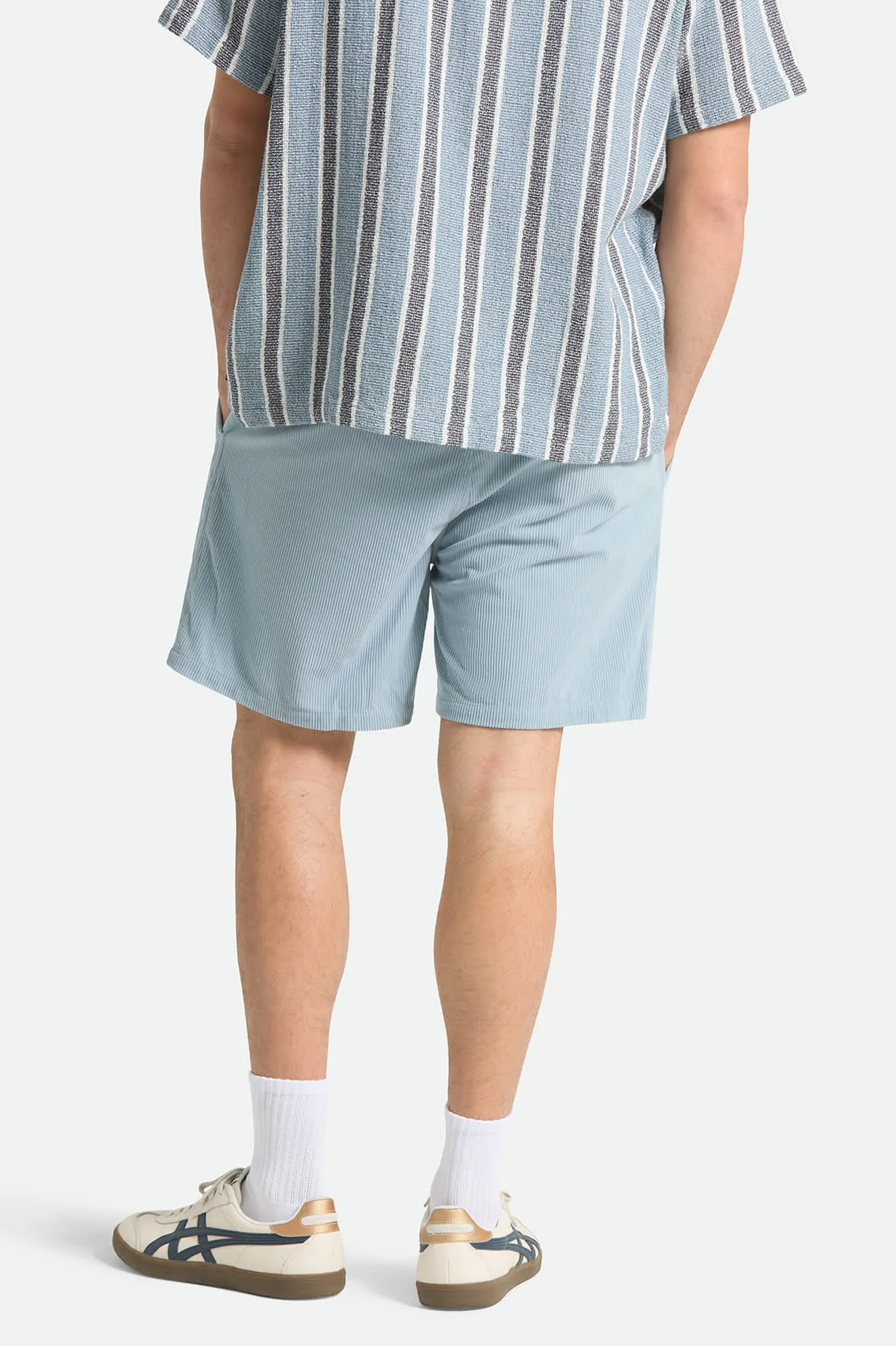 Everyday Corduroy Short - Dusty Blue sold by Brixton product image thumbnail 4