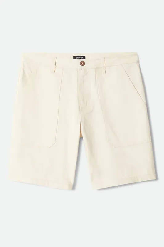 Surplus Vintage Wash Herringbone Short - Whitecap made by Brixton