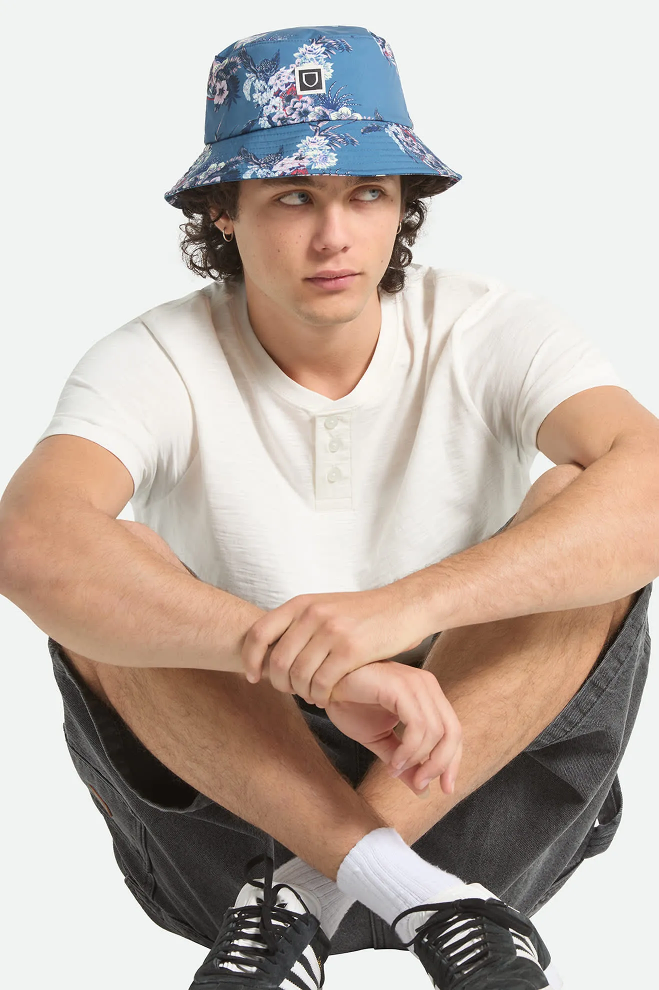 Eldon Water Packable Bucket Hat - Midnight Blue sold by Brixton product image thumbnail 2