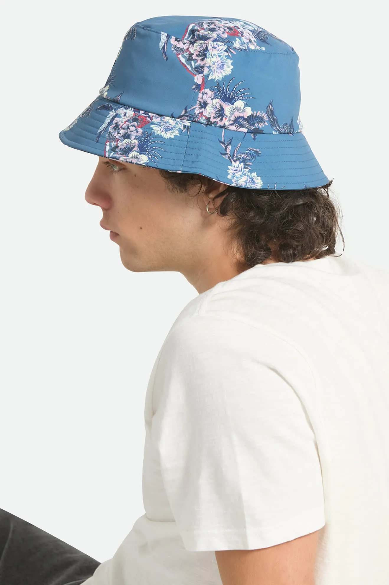 Eldon Water Packable Bucket Hat - Midnight Blue sold by Brixton product image thumbnail 3