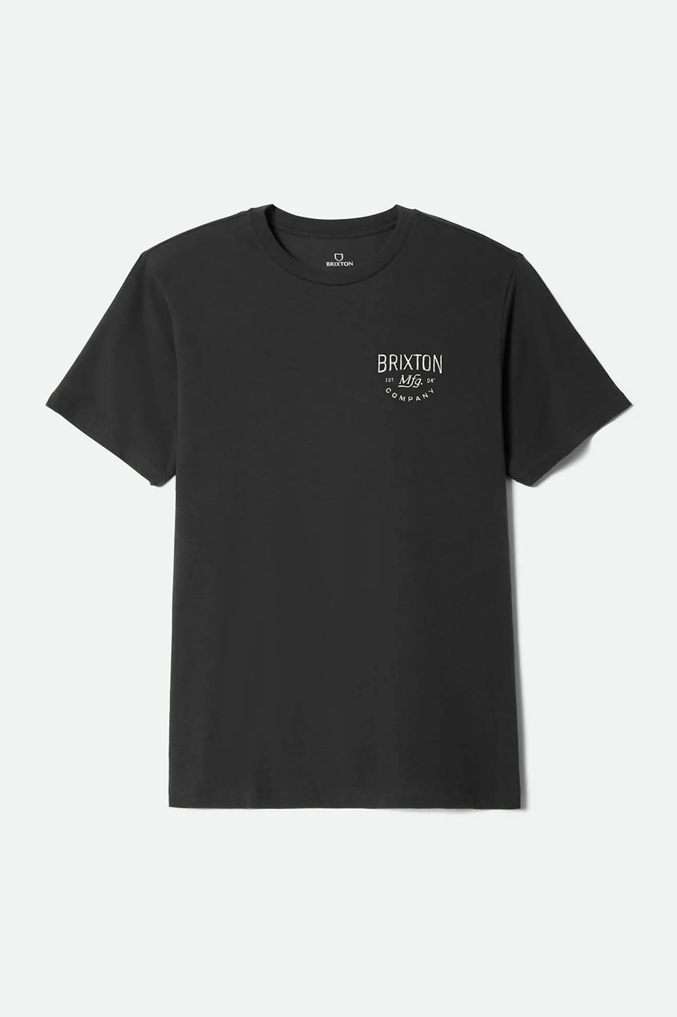 Fremont Short Sleeve Standard T-Shirt - Vintage Black sold by Brixton