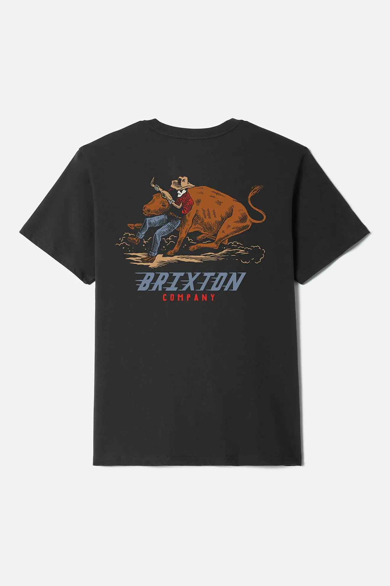 Bulldogger Short Sleeve Standard T-Shirt - Vintage Black sold by Brixton product image thumbnail 2