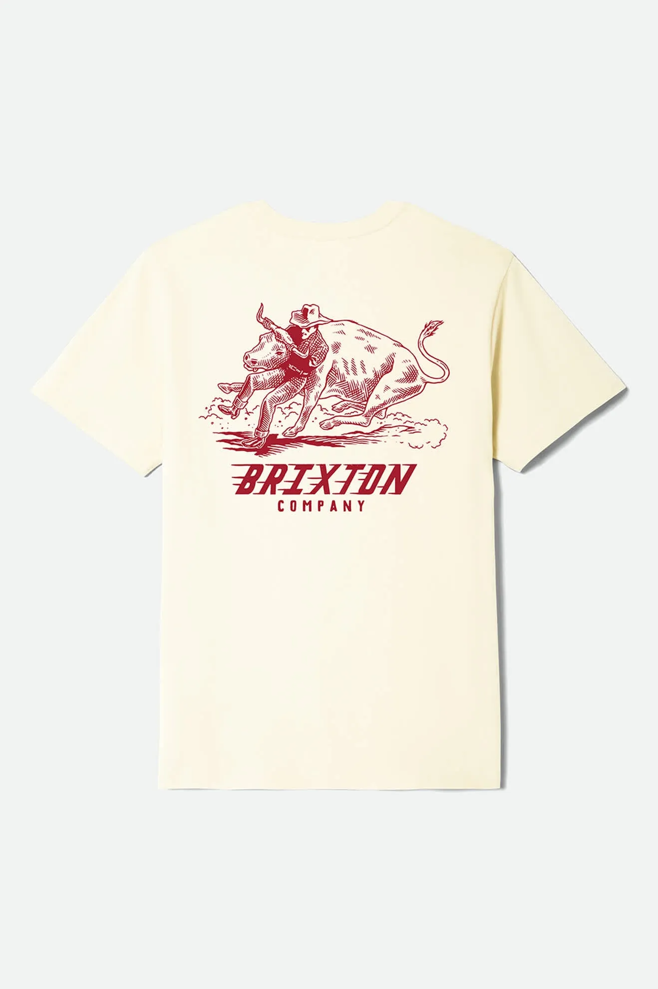 Bulldogger Short Sleeve Standard T-Shirt - Cream sold by Brixton product image thumbnail 3