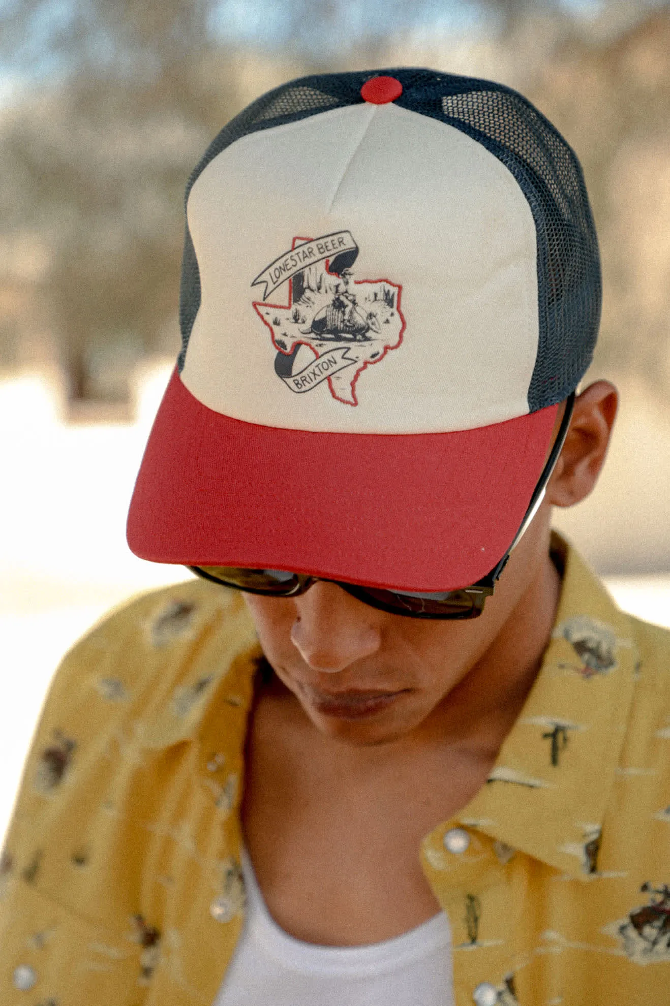 Lone Star X Brixton Trucker Hat - Red/White/Blue sold by Brixton product image thumbnail 3