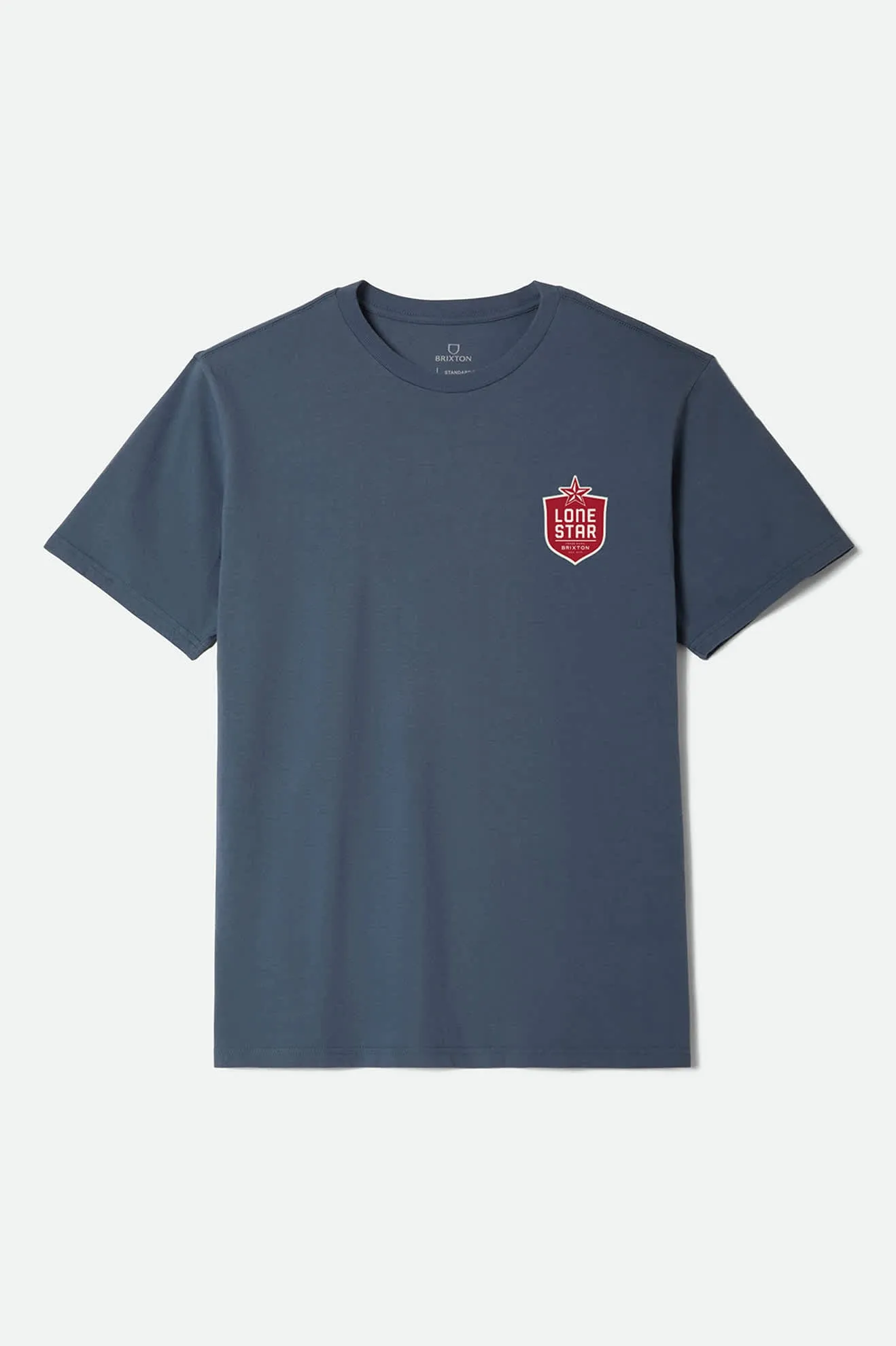 Lone Star Desertscape Short Sleeve Standard T-Shirt - Navy sold by Brixton