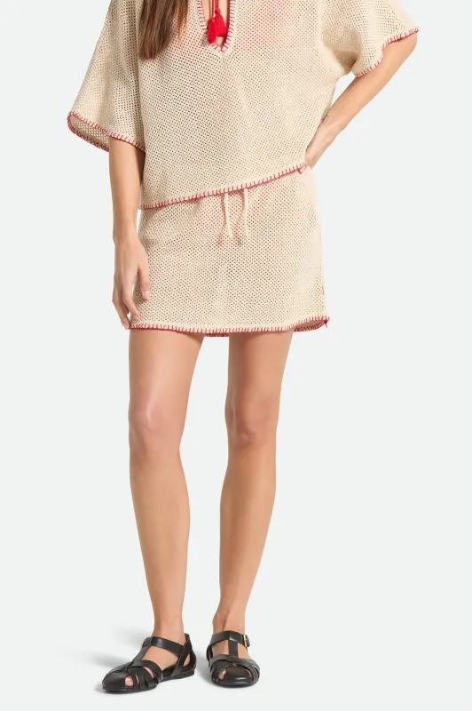 Mini Crochet Skirt - Timeless Taupe made by Brixton