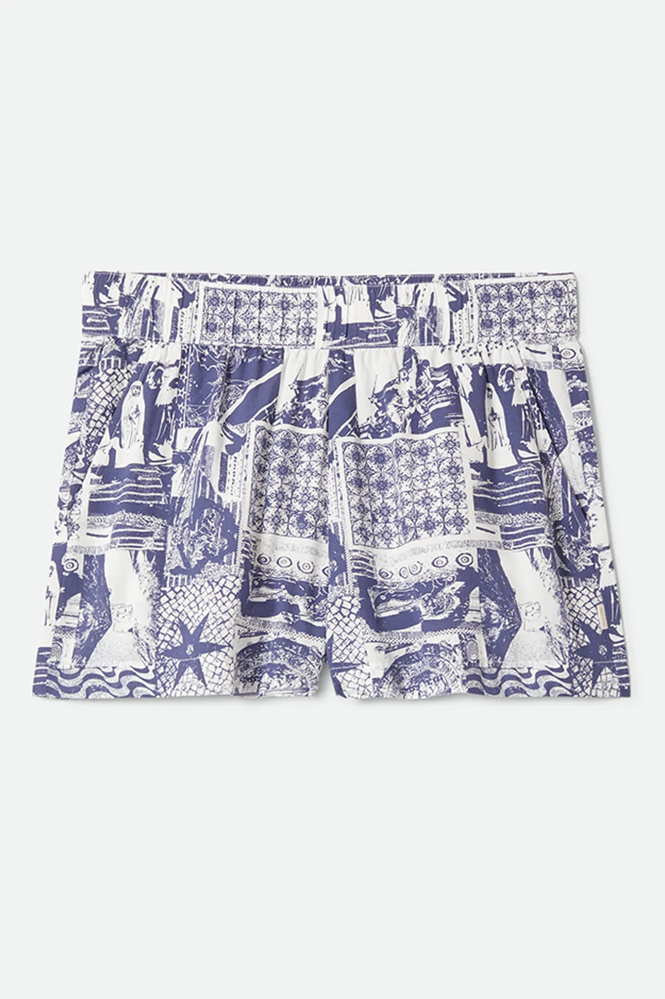 Post Playa E-Waist Short - Navy/White Collage sold by Brixton product image thumbnail 2