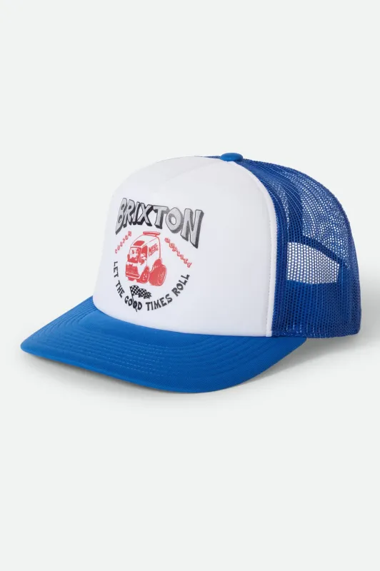 Garnet Netplus Trucker Hat - Royal/White/Royal made by Brixton