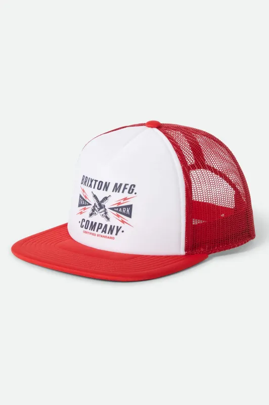 Danton Netplus Trucker Hat - Adrenaline Rush/Adrenaline Rush made by Brixton