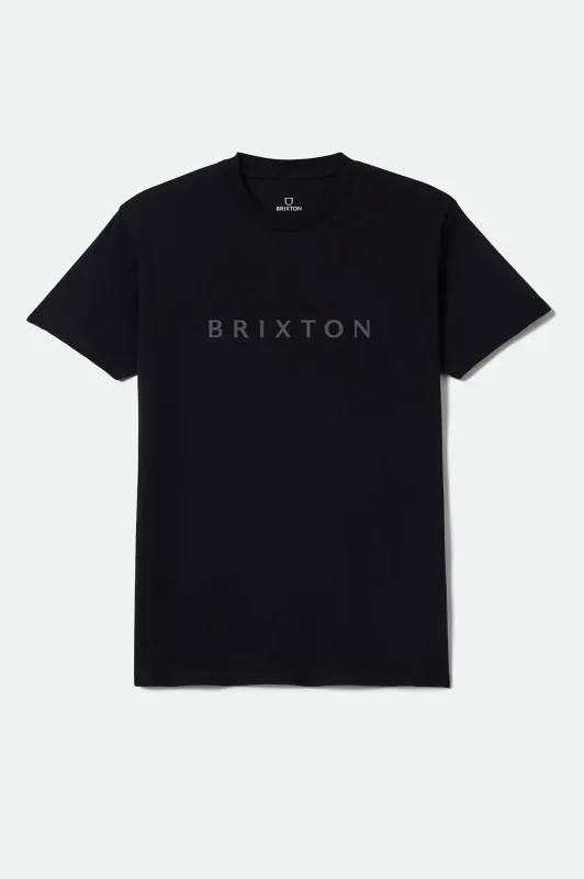 Alpha Line Standard T-Shirt - Black made by Brixton