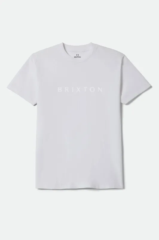 Alpha Line Standard T-Shirt - White made by Brixton