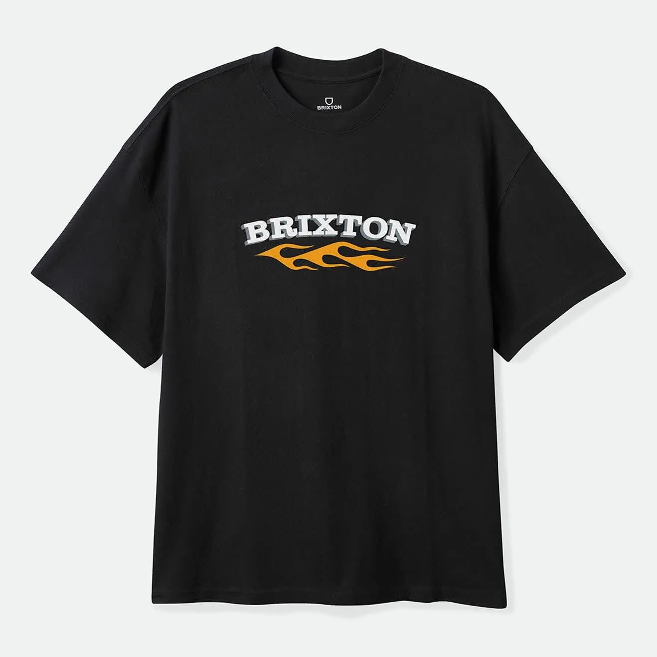 Clifton Boxed Crop T-Shirt - Black sold by Brixton