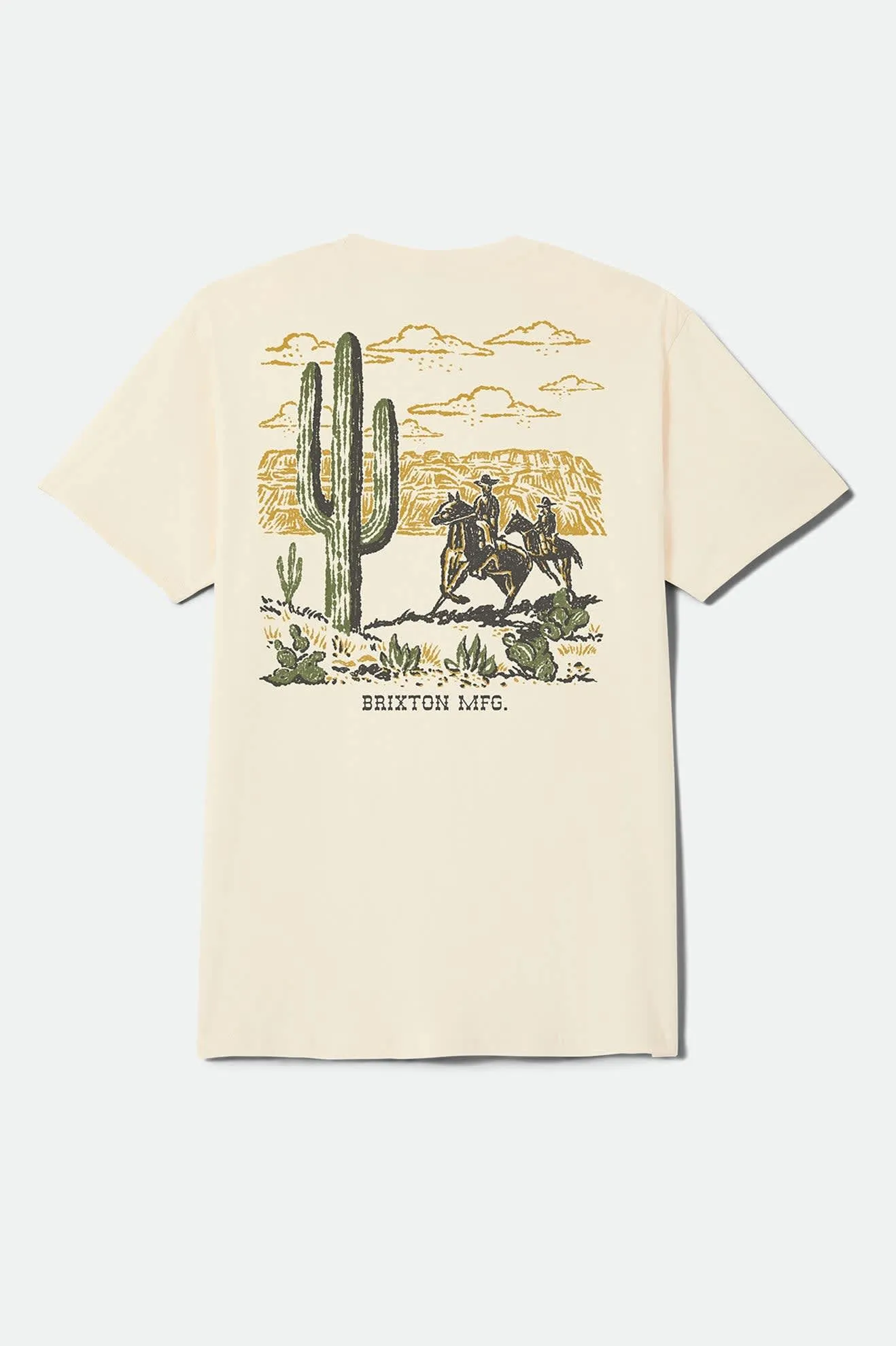 Keslo Standard T-Shirt - Cream sold by Brixton product image thumbnail 2
