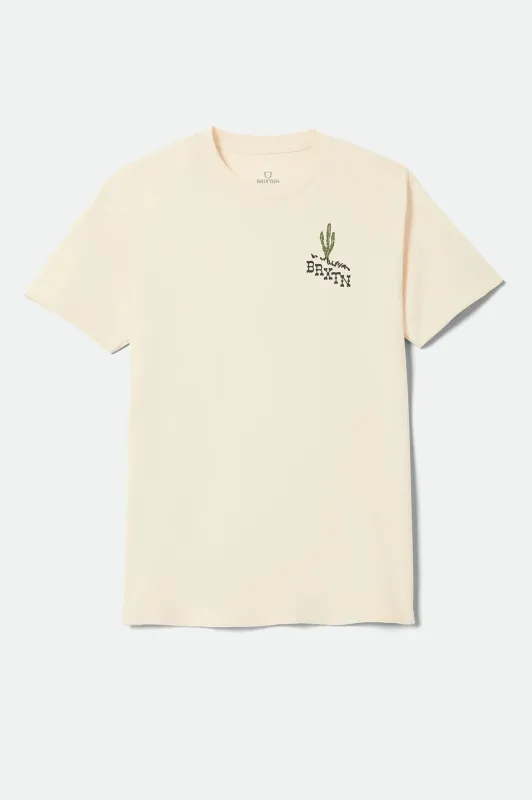 Keslo Standard T-Shirt - Cream made by Brixton