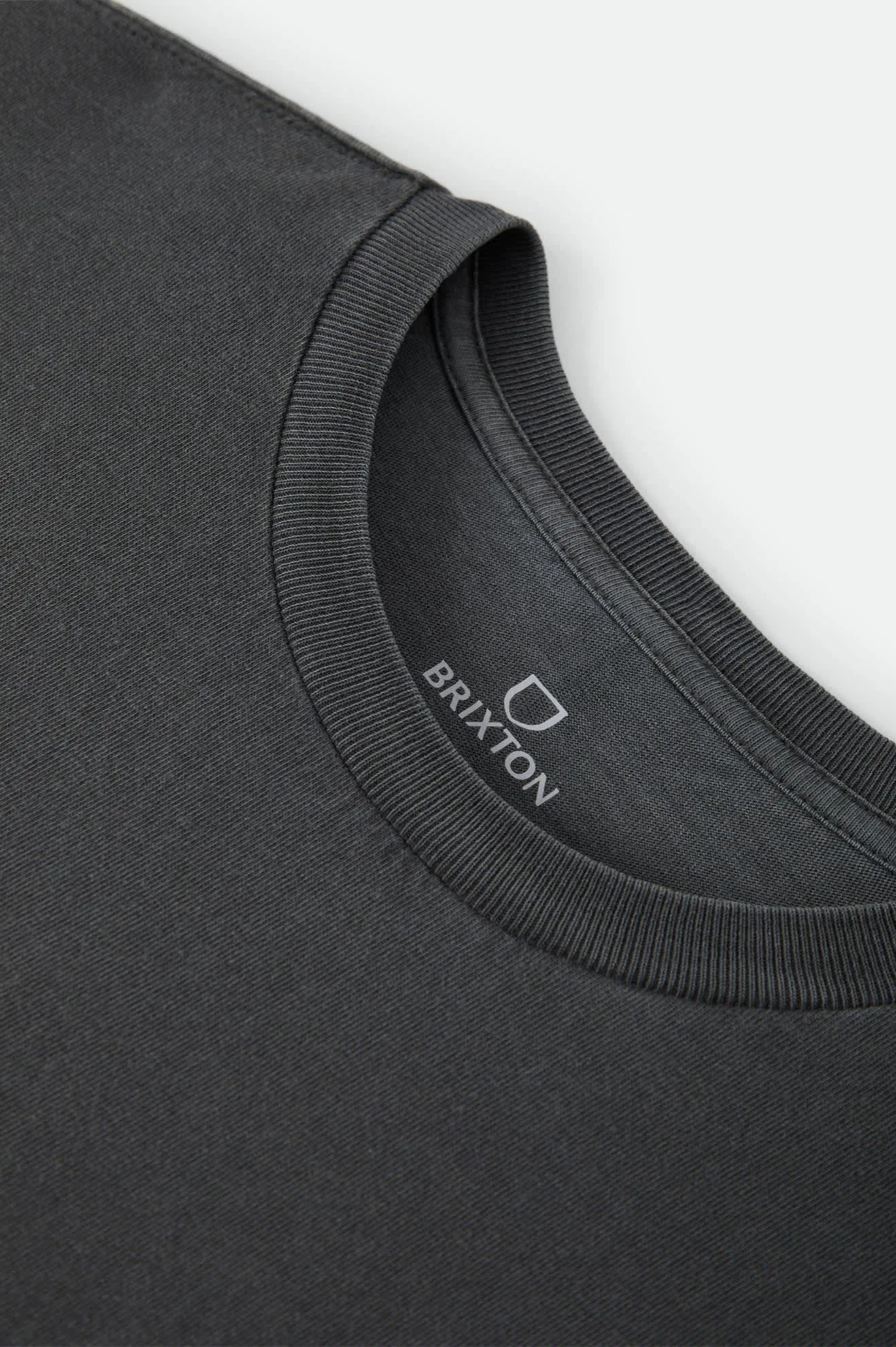 Rockton Standard T-Shirt - Black Worn Wash sold by Brixton product image thumbnail 3
