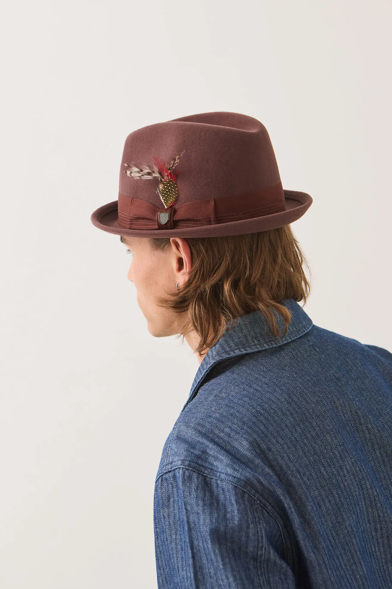 Gain Fedora - Chestnut sold by Brixton product image thumbnail 5