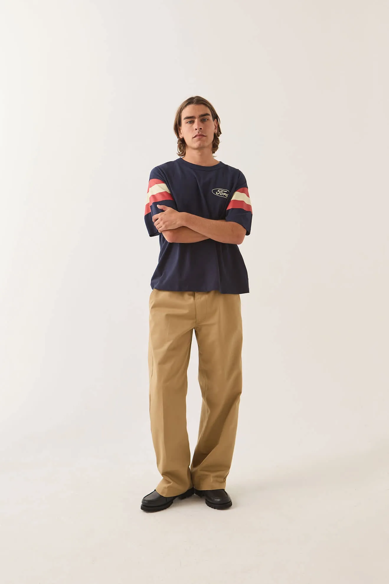 Ford Built Tough Jersey - American Navy sold by Brixton product image thumbnail 2