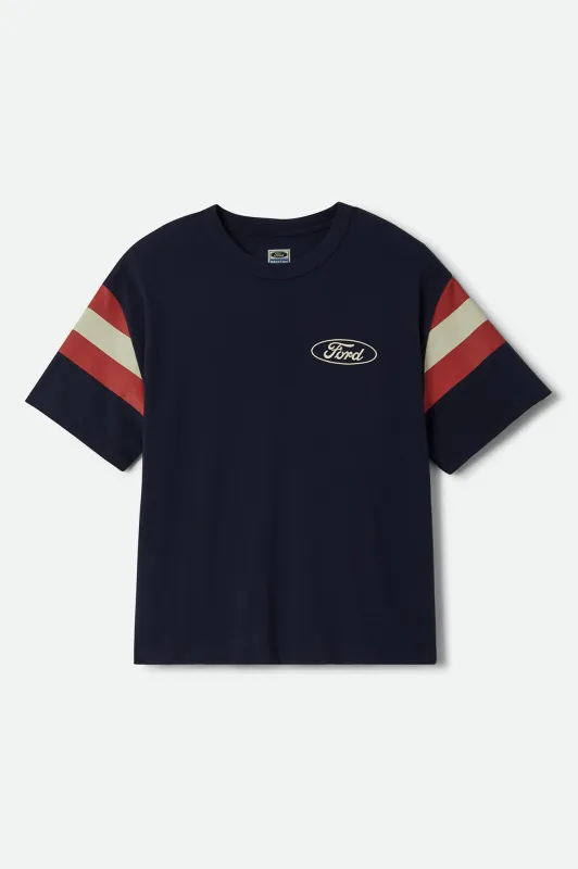 Ford Built Tough Jersey - American Navy made by Brixton
