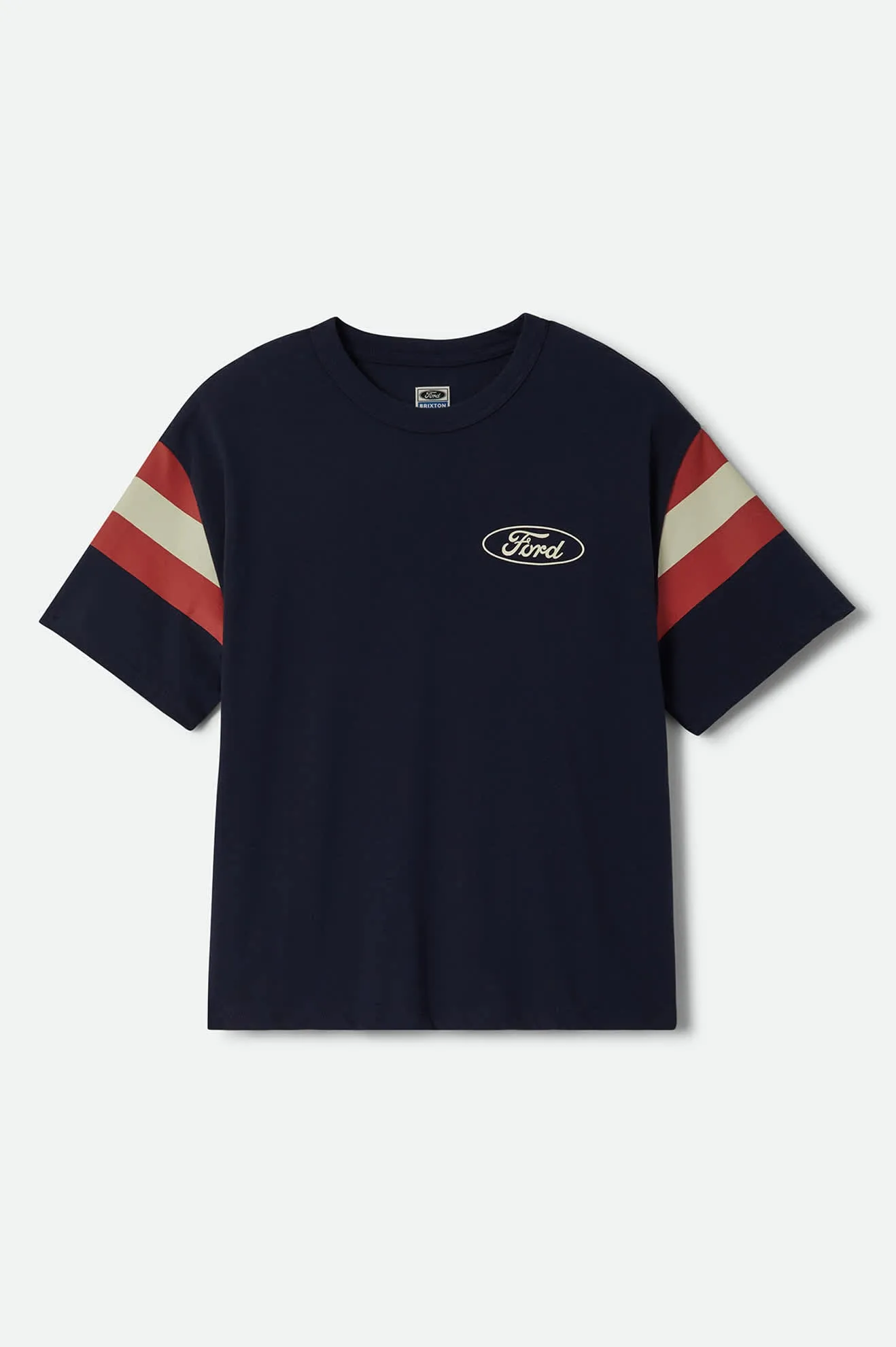 Ford Built Tough Jersey - American Navy sold by Brixton