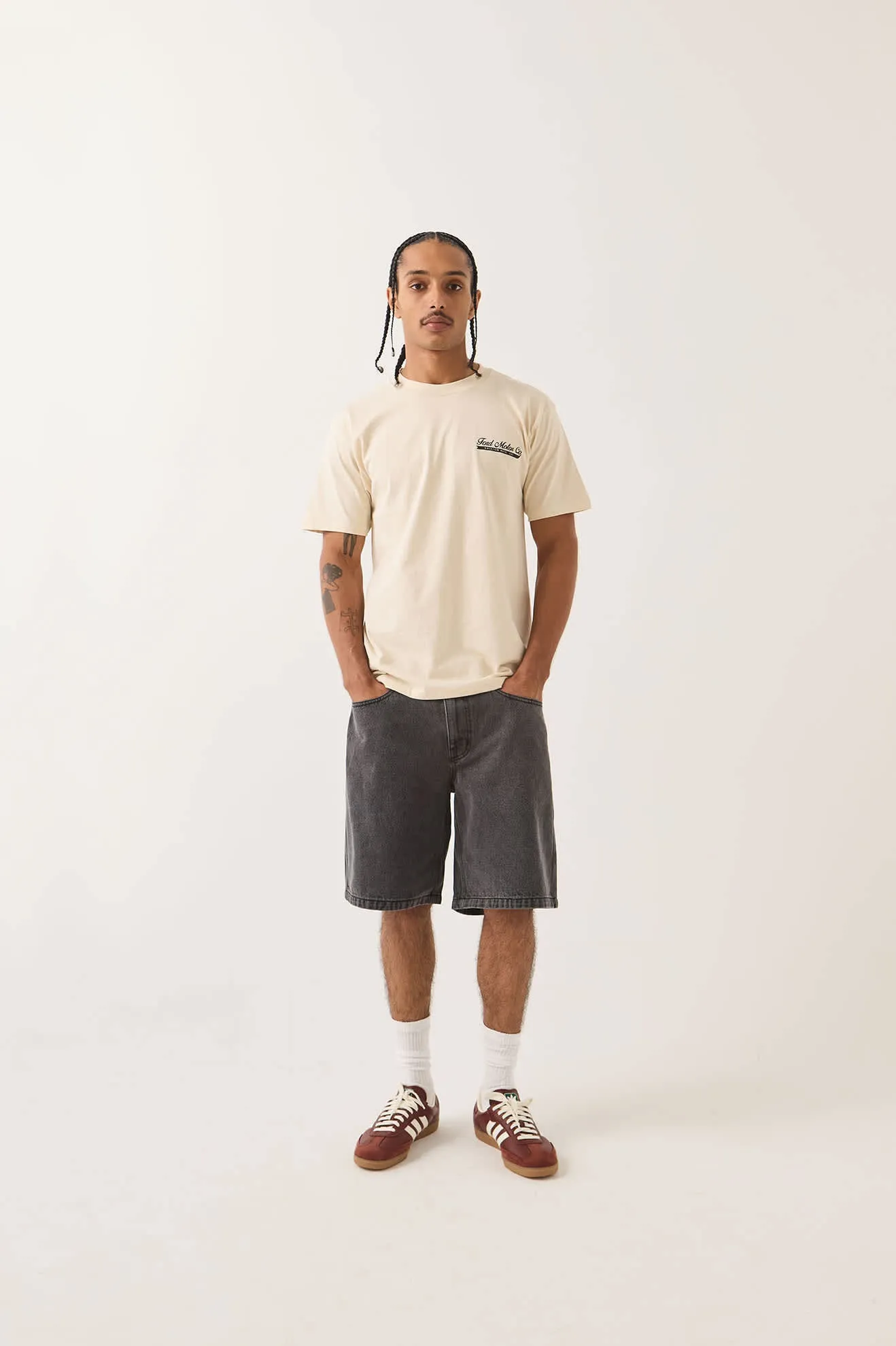 Ford 71 Pickup T-Shirt - Wimbledon White sold by Brixton product image thumbnail 2