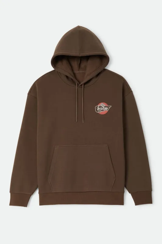 Heyward Hood - Walnut Brown made by Brixton