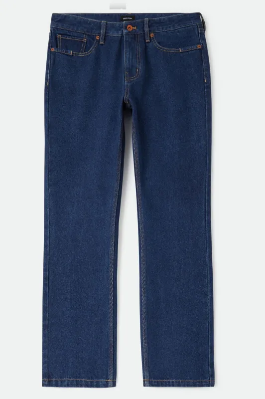 Builders 5-Pocket Pant - Dark Denim made by Brixton