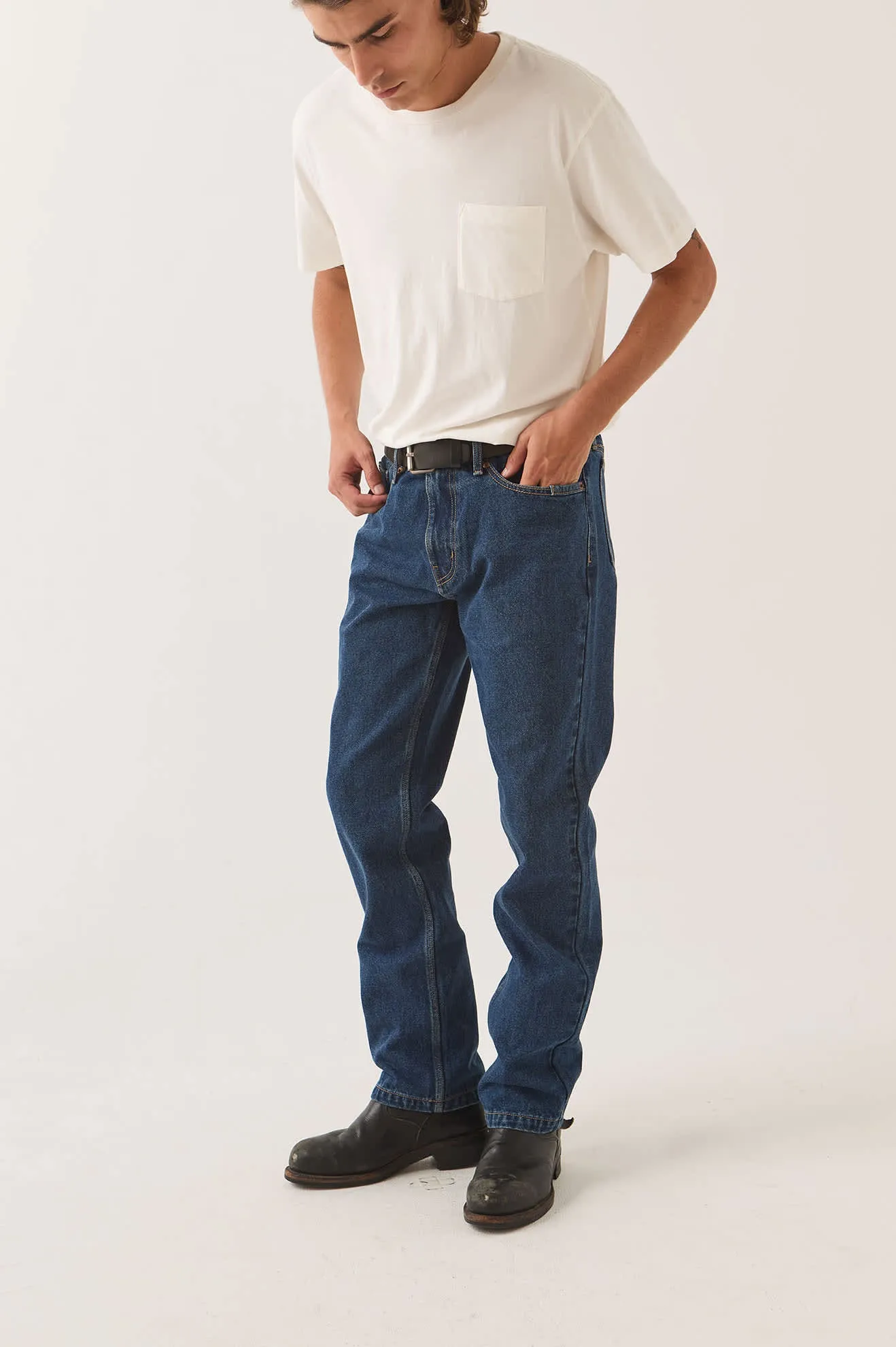 Builders 5-Pocket Pant - Dark Denim sold by Brixton product image thumbnail 3