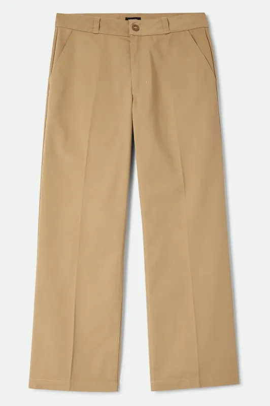 Trademark Chino Pant - British Khaki made by Brixton