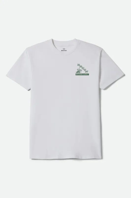 Fox Standard T-Shirt - White made by Brixton