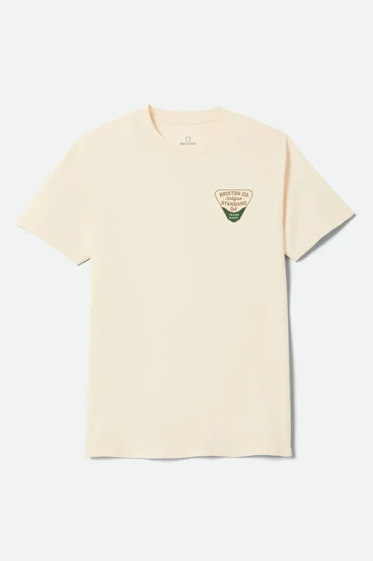 Blighton Standard T-Shirt - Cream made by Brixton