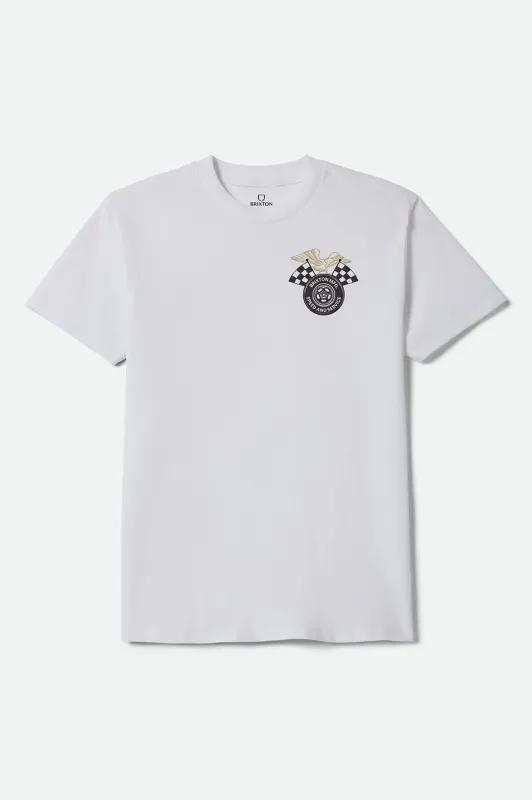 Reamer Standard T-Shirt - White made by Brixton