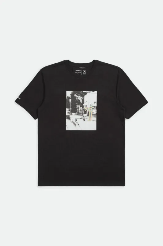Cart S/S Tee - Black sold by Brixton