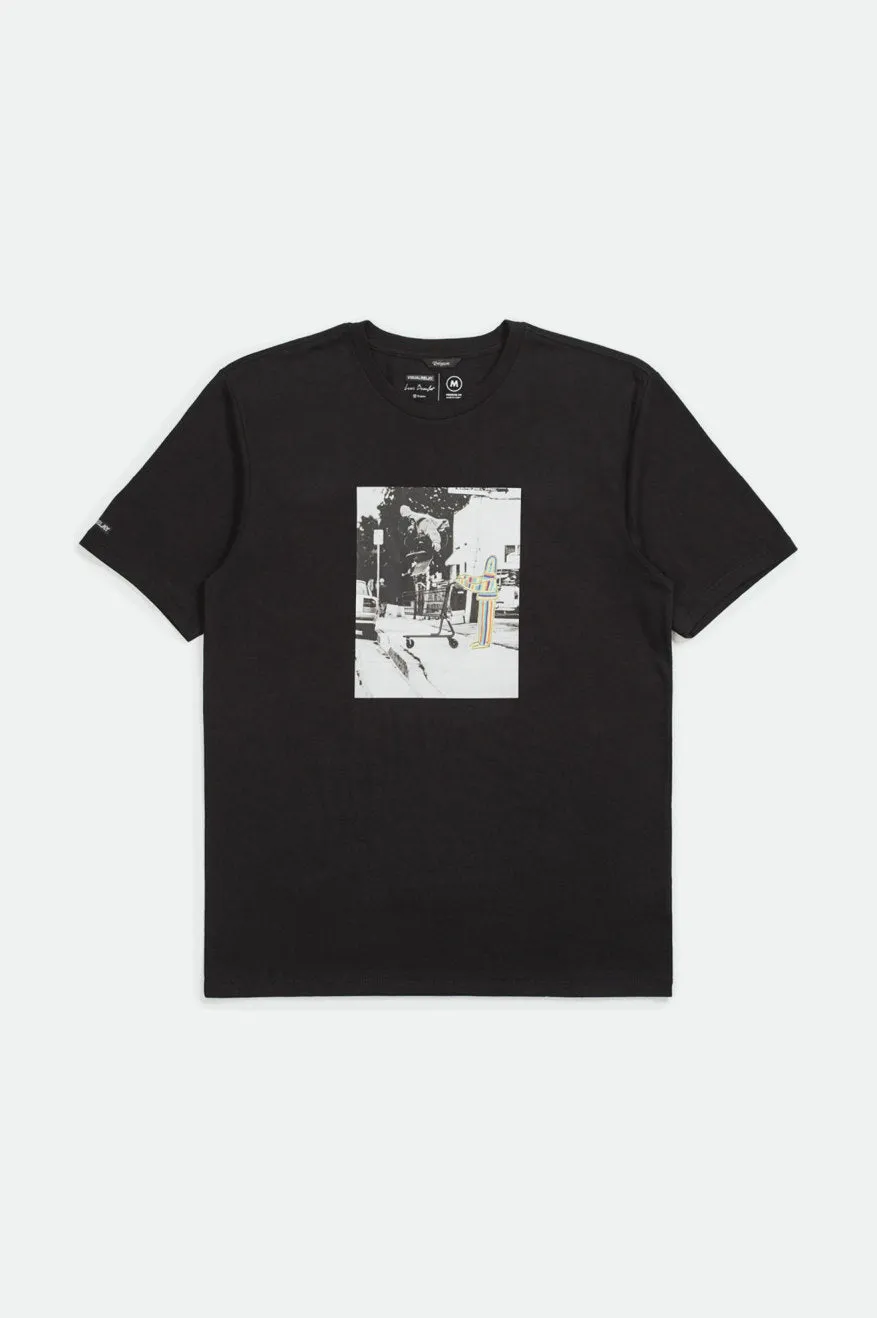 Cart S/S Tee - Black sold by Brixton