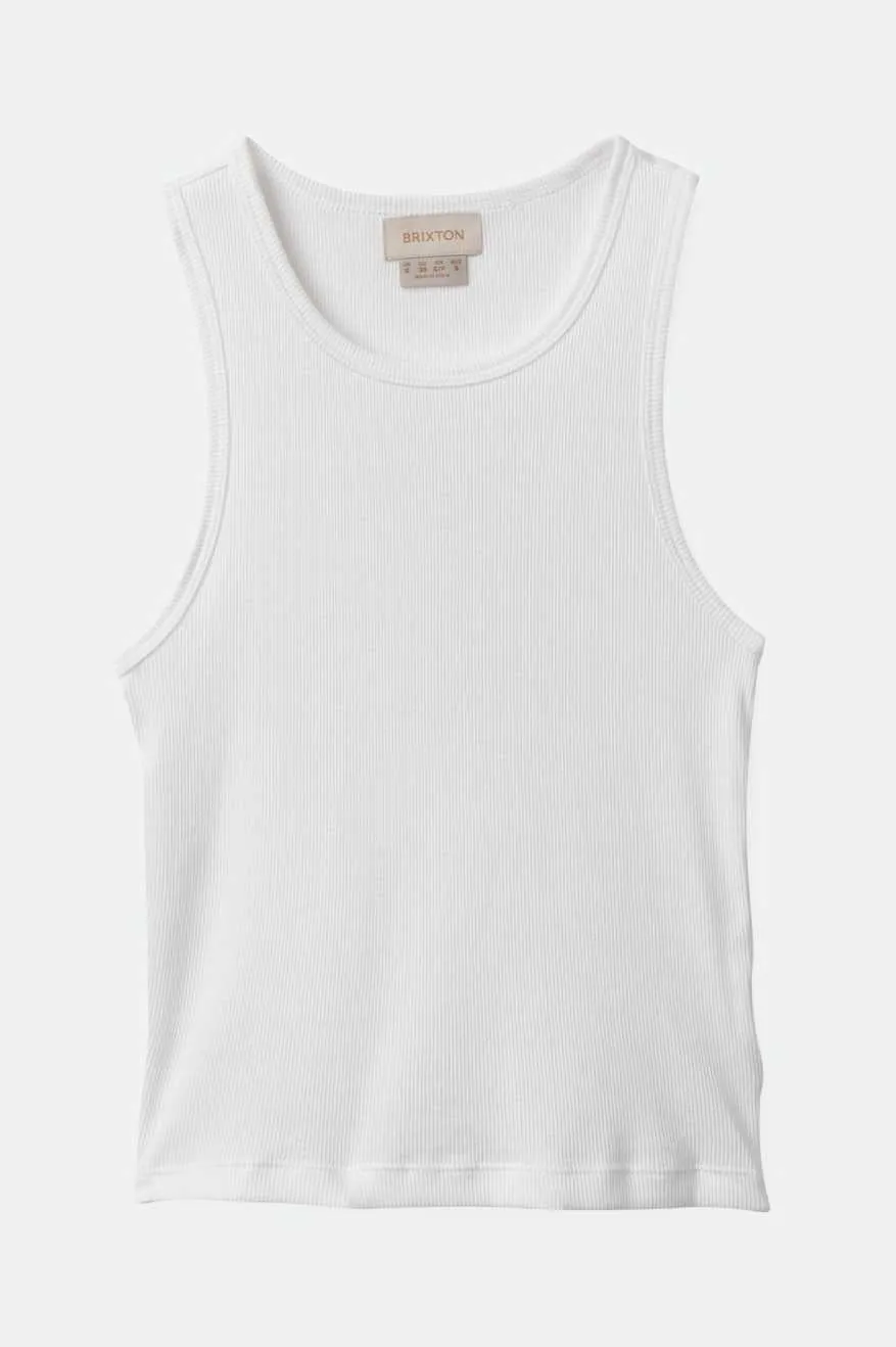 Classic Organic A-Tank - White sold by Brixton product image thumbnail 4