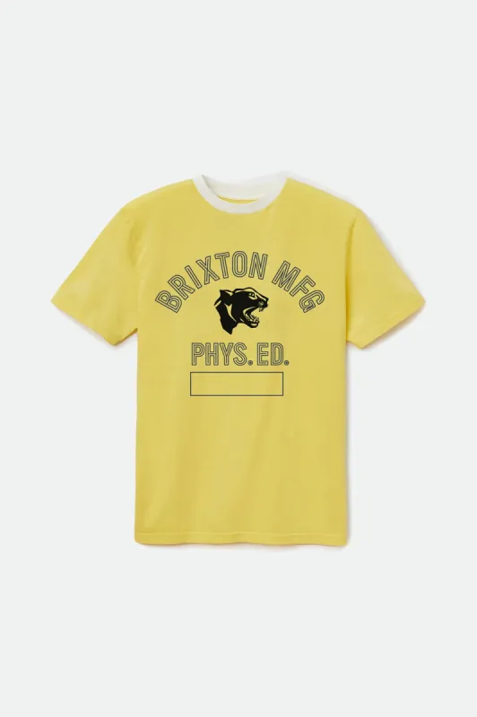 Phys. Ed. S/S Standard Tee - Citrus sold by Brixton