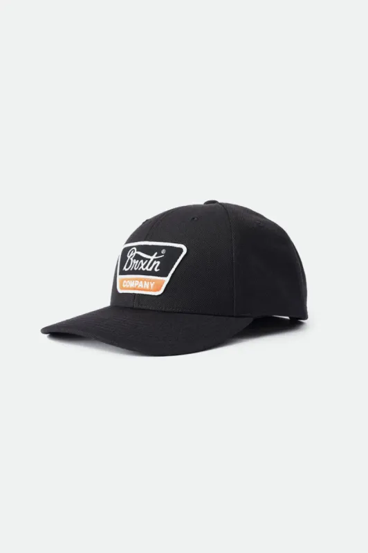 Linwood MP Snapback - Black sold by Brixton