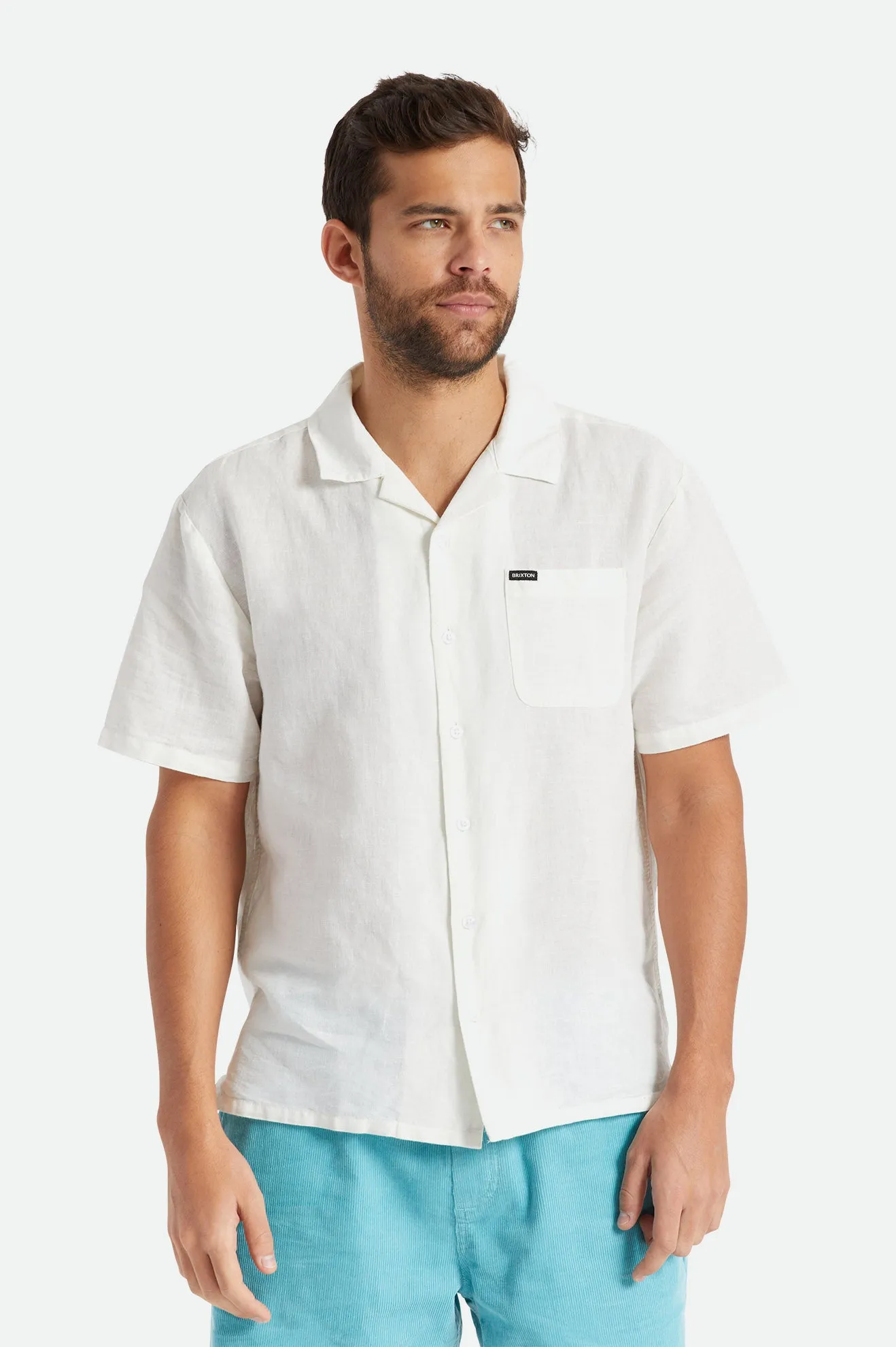 Bunker S/S Woven - Off White/Off White sold by Brixton product image thumbnail 2