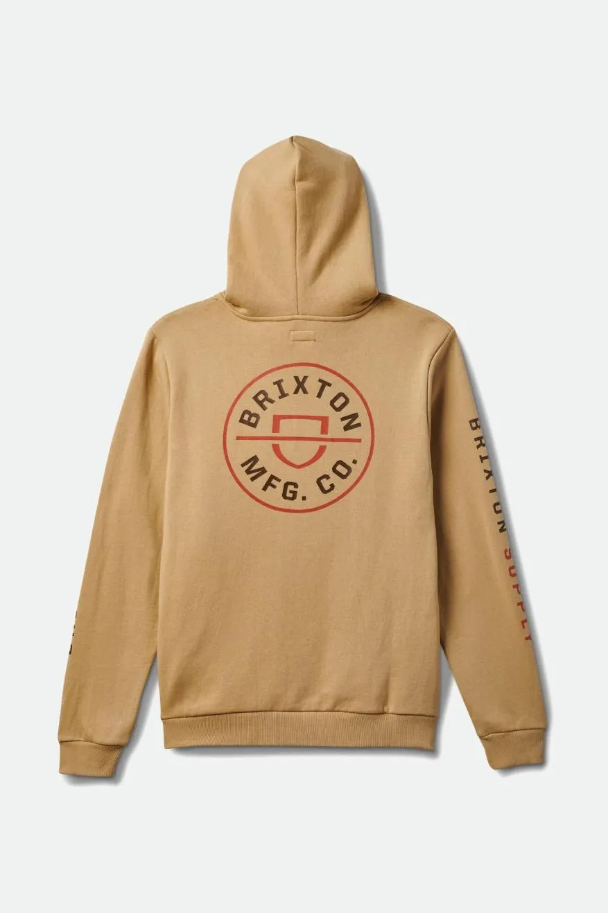 Crest Hood - Sand/Burnt Orange/Dark Earth sold by Brixton product image thumbnail 2