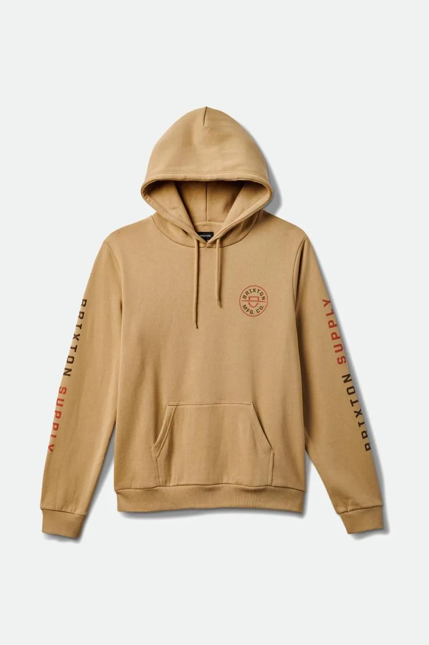 Crest Hood - Sand/Burnt Orange/Dark Earth sold by Brixton