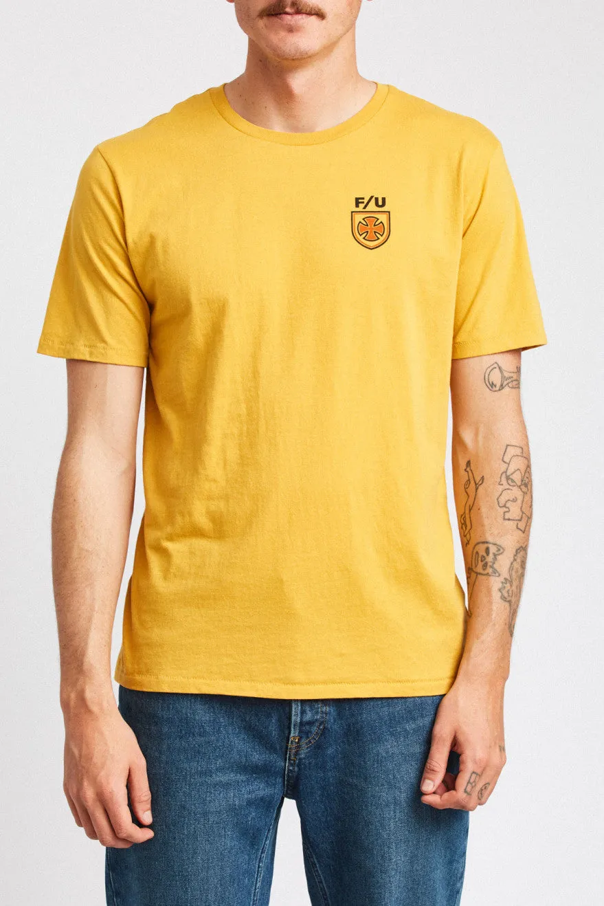 Hedge S/S Premium Tee - Yellow sold by Brixton