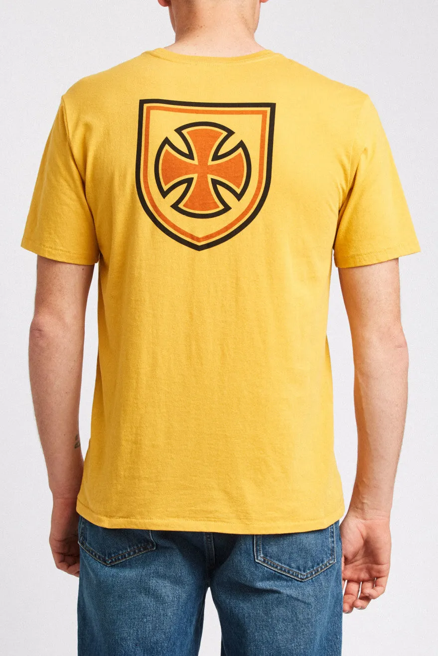 Hedge S/S Premium Tee - Yellow sold by Brixton product image thumbnail 3