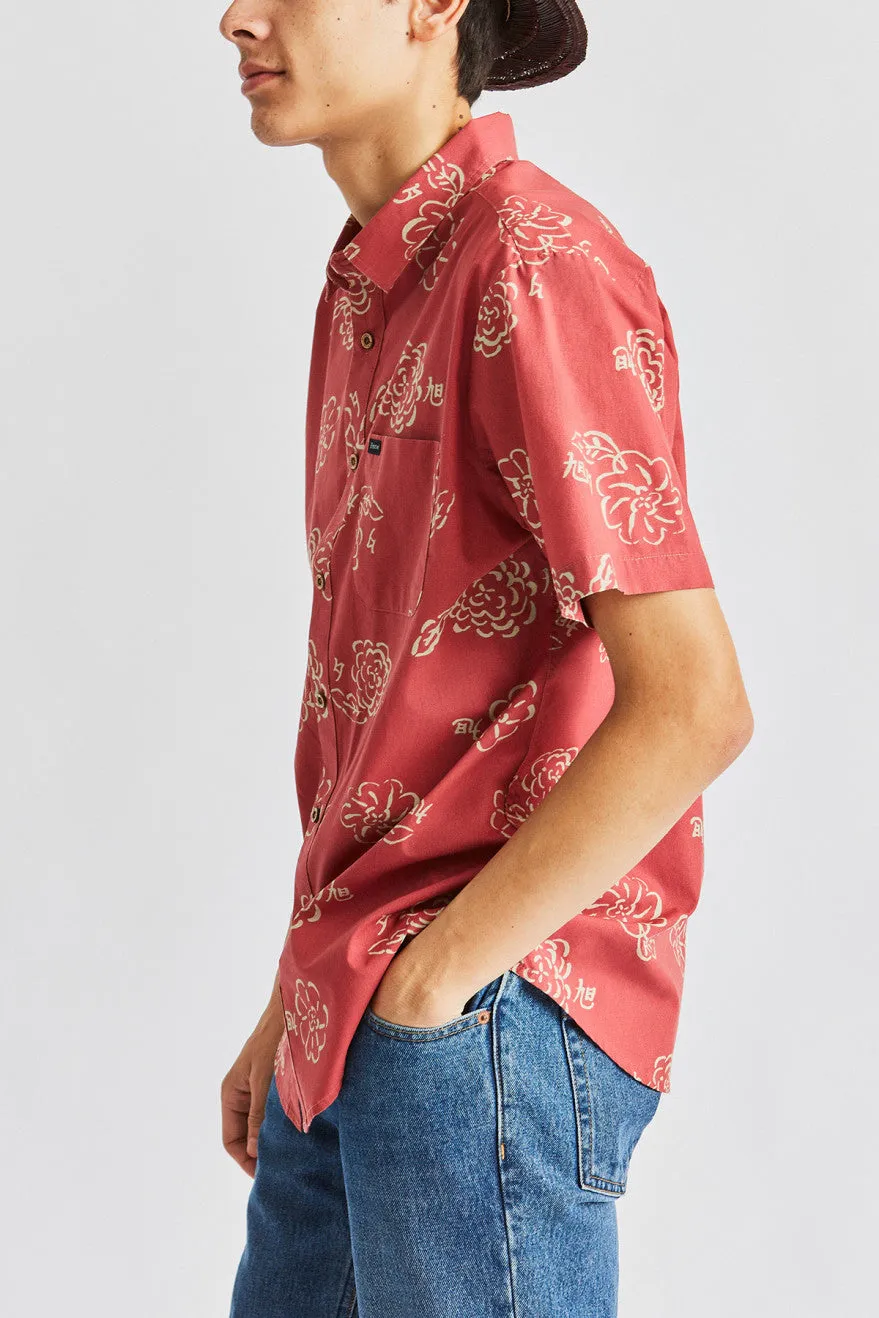 Charter Print S/S Woven - Lava Red sold by Brixton product image thumbnail 2