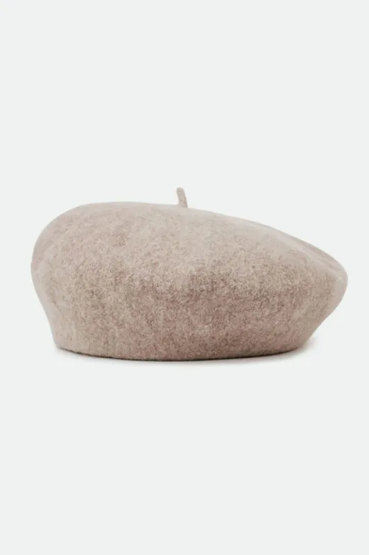 Audrey Beret - Heather Natural sold by Brixton