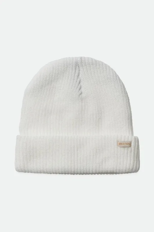 Alpha Women's Beanie - White sold by Brixton