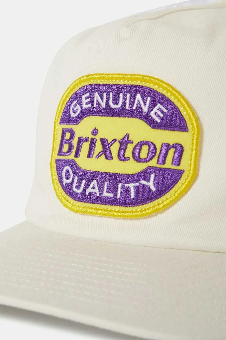 Neon Keaton Trucker Hat - White/Yellow sold by Brixton product image thumbnail 3
