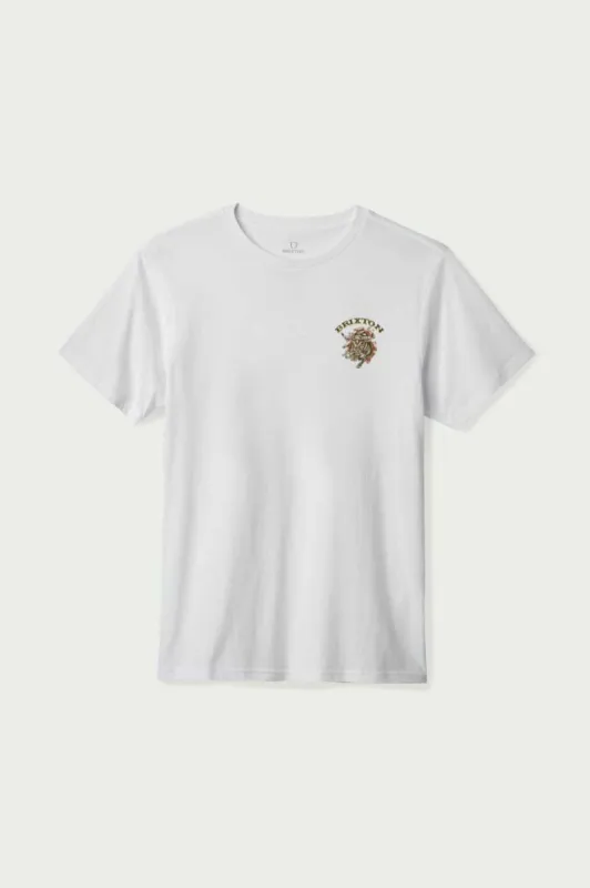 El Toro S/S Tailored T-Shirt - White made by Brixton