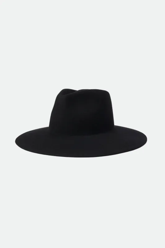 Joanna Felt Basic Hat - Black sold by Brixton