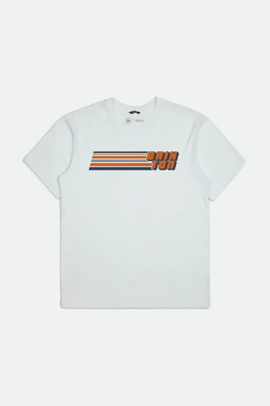 Chiba S/S Premium Tee - White made by Brixton