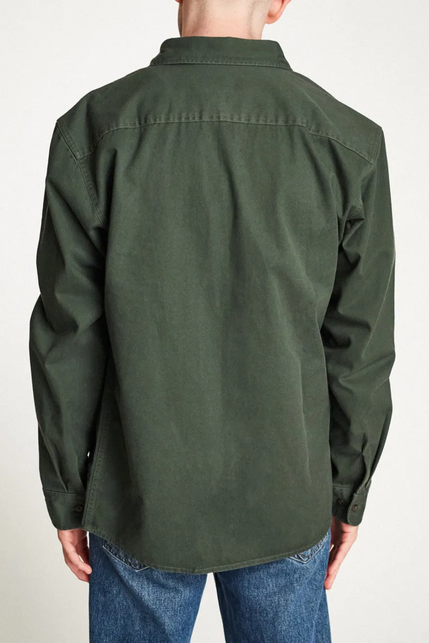 Olson L/S Woven - Pine sold by Brixton product image thumbnail 3