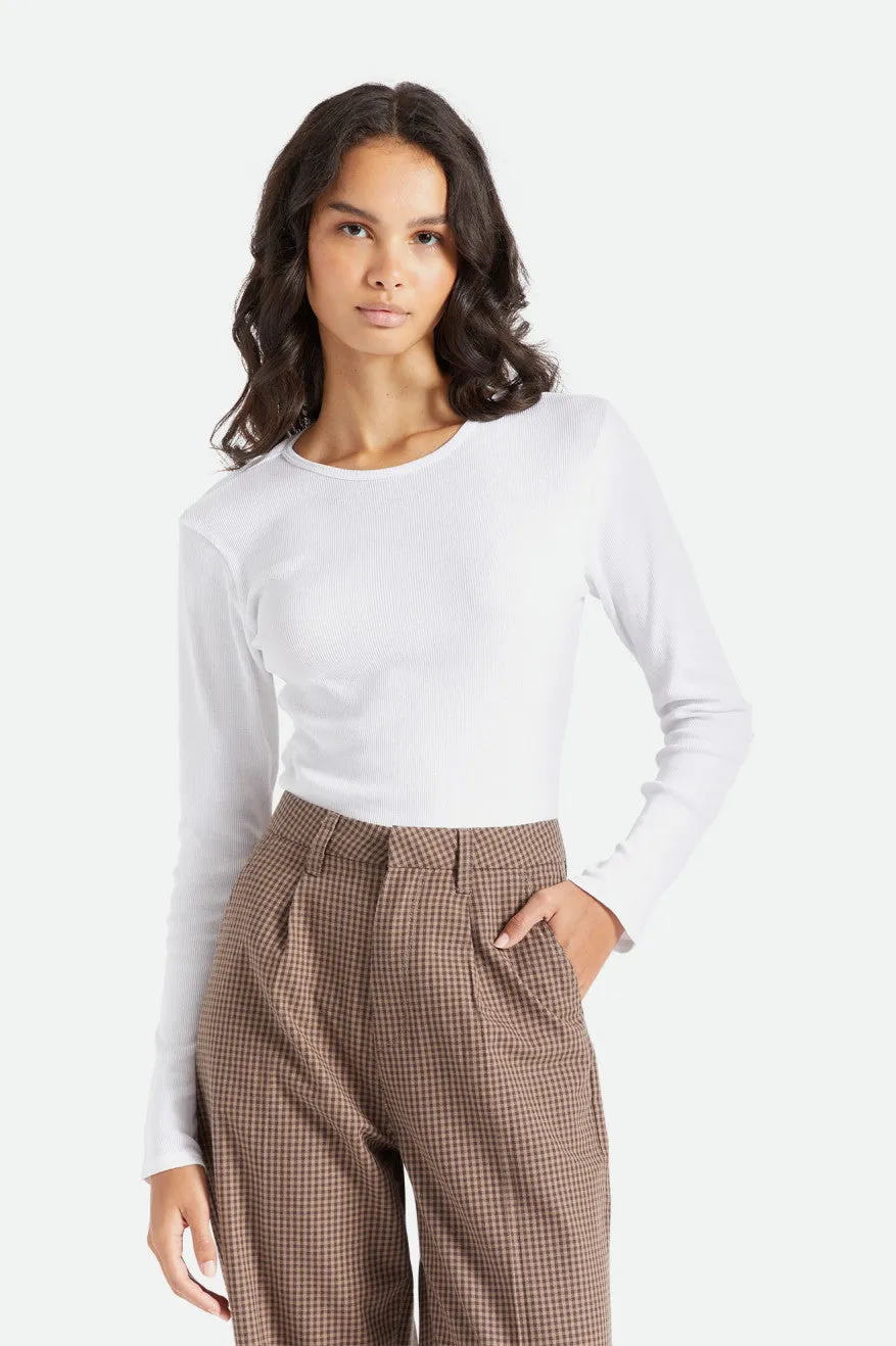 Tennessee L/S Tee - White sold by Brixton